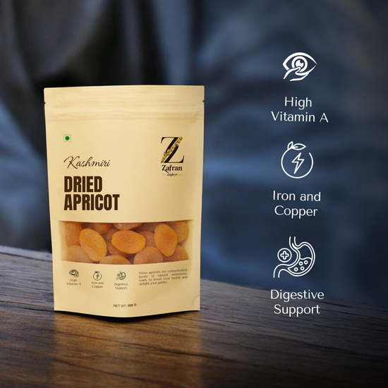 Dried Apricots (Khubani): Naturally Sun-Sweetened
